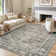 Oriental Machine Washable Brown/Yellow Non-Slip Area Rug
