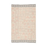 Kilim Area Rug in Pink/Gray/Beige