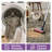 Roehit Heritage Oriental Performance Area Rug - Antique Olive & Charcoal Oushak Faux Wool  - Non-Slip & Machin Washable-738062347
