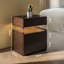 Corrinda 45cm W Manufactured Wood Bedside Table-140140525