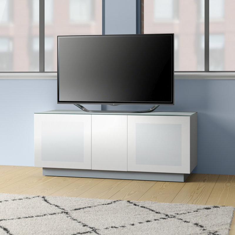 Rovel Unfinished TV Stand for TVs up to 55", White