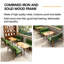 Banc rembourré en similicuir-100391214