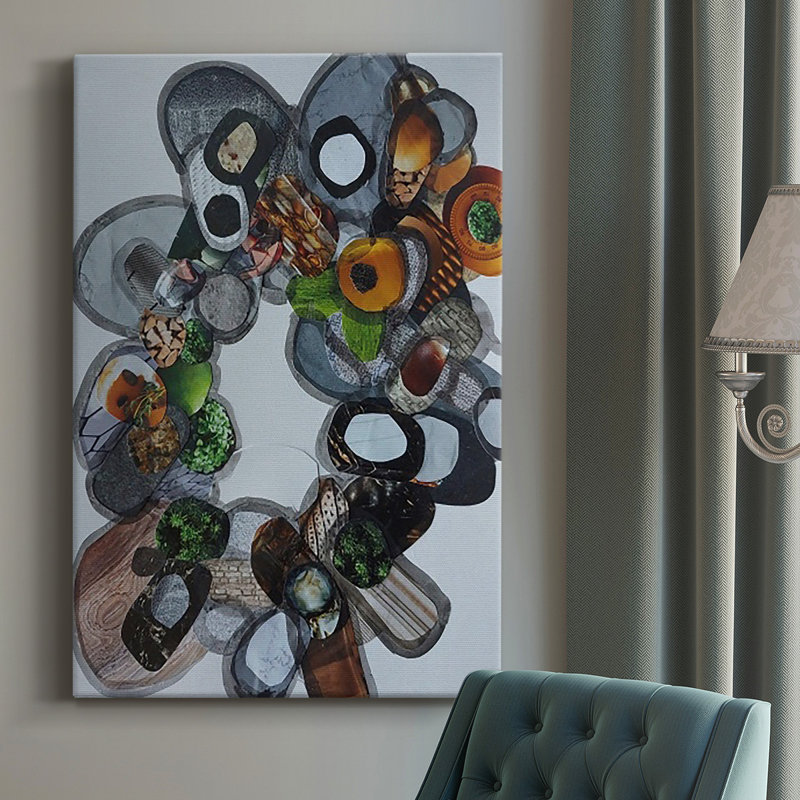 «Amelia Island Stones» par Coco Good, reproduction sur toile, H 18 po x l 12 po x P 1 po