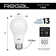 60 Watt Equivalent A19 E26/Medium (Standard) 5000K LED Bulb