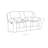STONIC CONSOLE RECLINING LOVESEAT