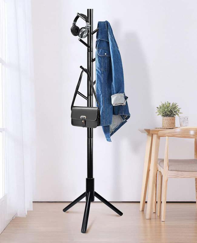 Gann Freestanding 8 - Hook Coat Rack
