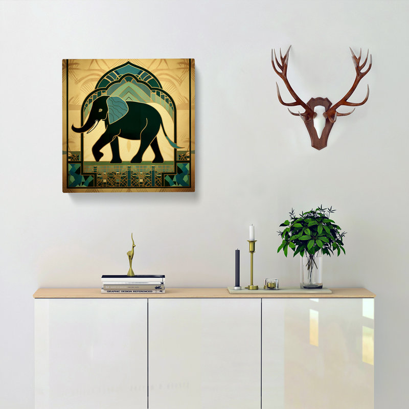 Elephant Art Deco - Print