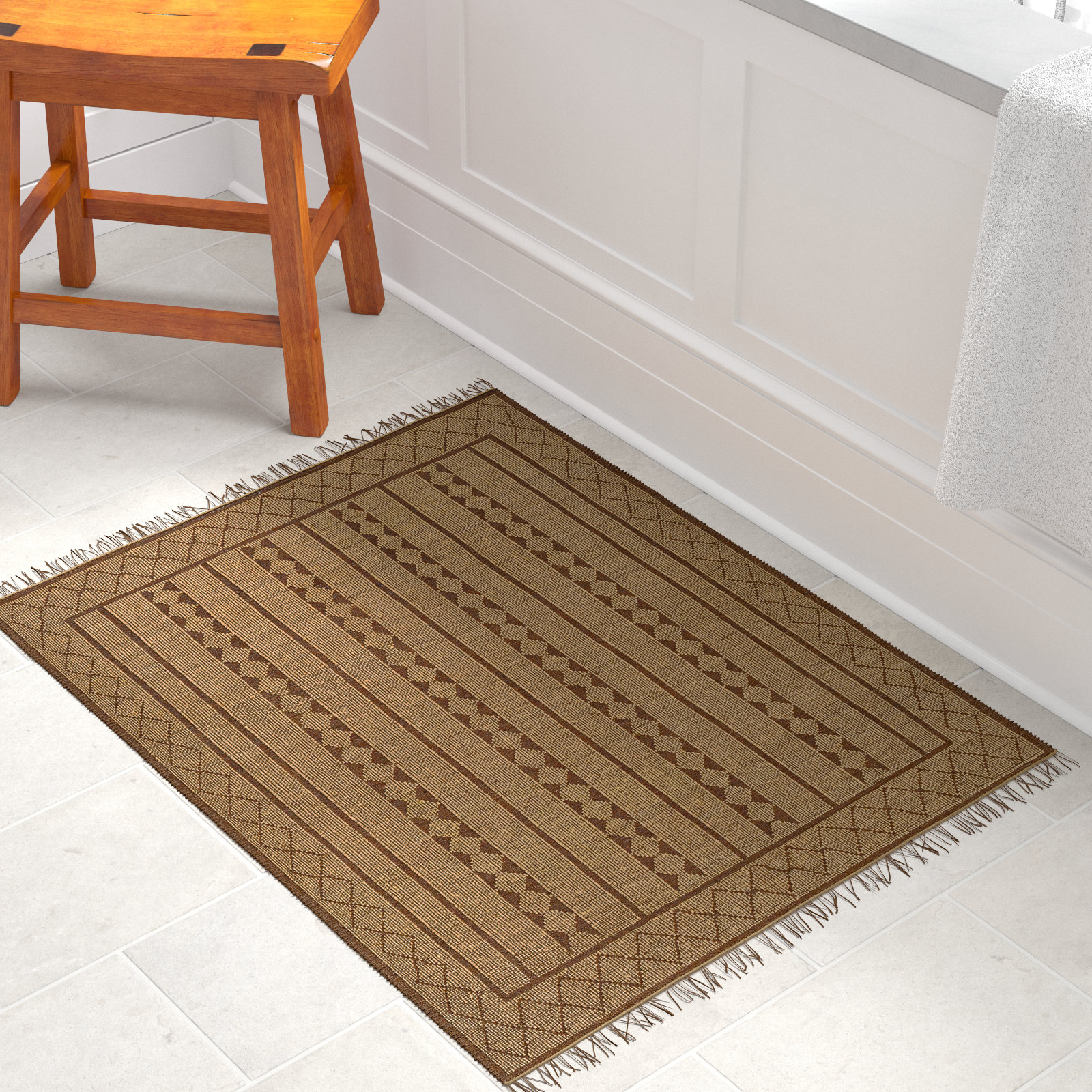 Salvo Handmade Rug, Rectangle 2' x 3'