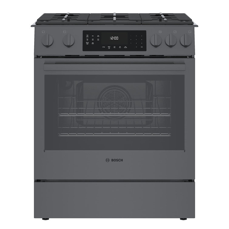 800 Series 30" 4.8 cu ft. Slide-in Gas Range with 18k BTU Burner