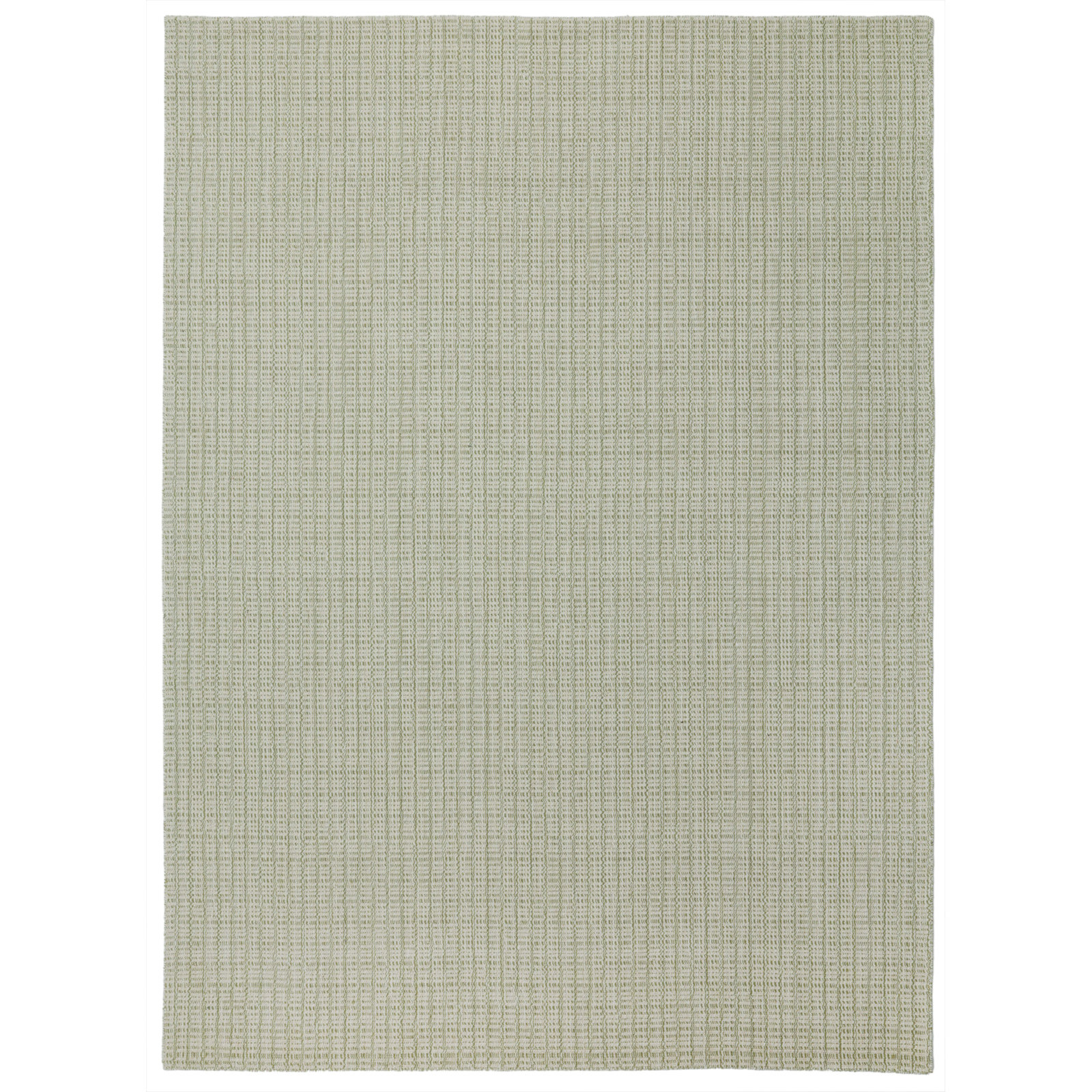 Kalise Hand-Tufted Geometric Wool Rug, Rectangle 5' x 8', Green
