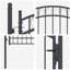 104 cm W Steel Gate Fencing-121122512