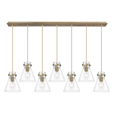 Luminaire suspendu conique à 7 lumières Amrith