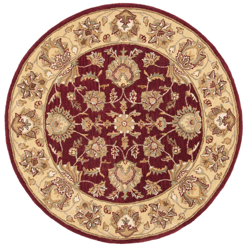 Cranmore Hand Tufted Wool Oriental Rug, Round 6'