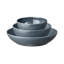 Dark Grey Speckle 12 pc Bowl Set