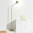 Regent 68 in. Industrial Modern LED Gold Floor Lamp with Height-Adjustable Gooseneck in Brass Finish