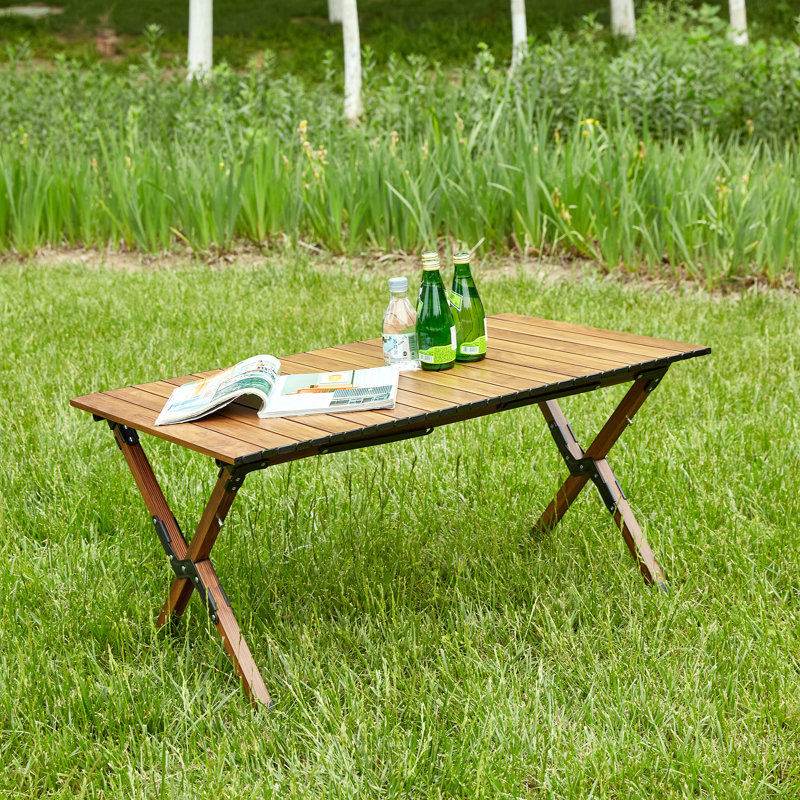 Silverio 37'' Rectangular Folding Table