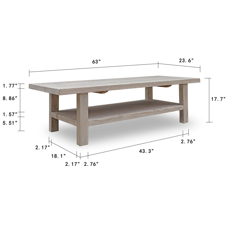 Solid Wood Coffee Table