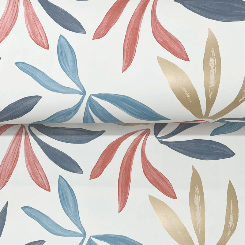 Papier peint Little Garden, Bleu