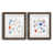Papier, cadre noyer