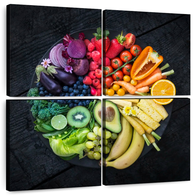 Yarlin couleurs d'aliments sains, H 26 po x l 26 po