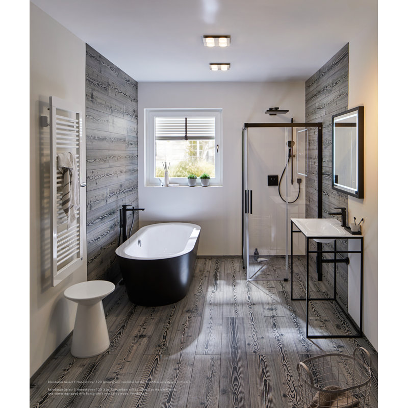 Tuyau de douche à main 63 po Showerpower Techniflex B, Noir mat