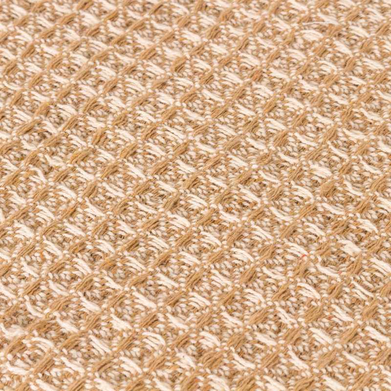 Lorne Waffle Throw Blanket, Honey