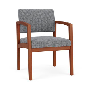 Lenox Wood Waiting Reception Guest Chair Wood Frame