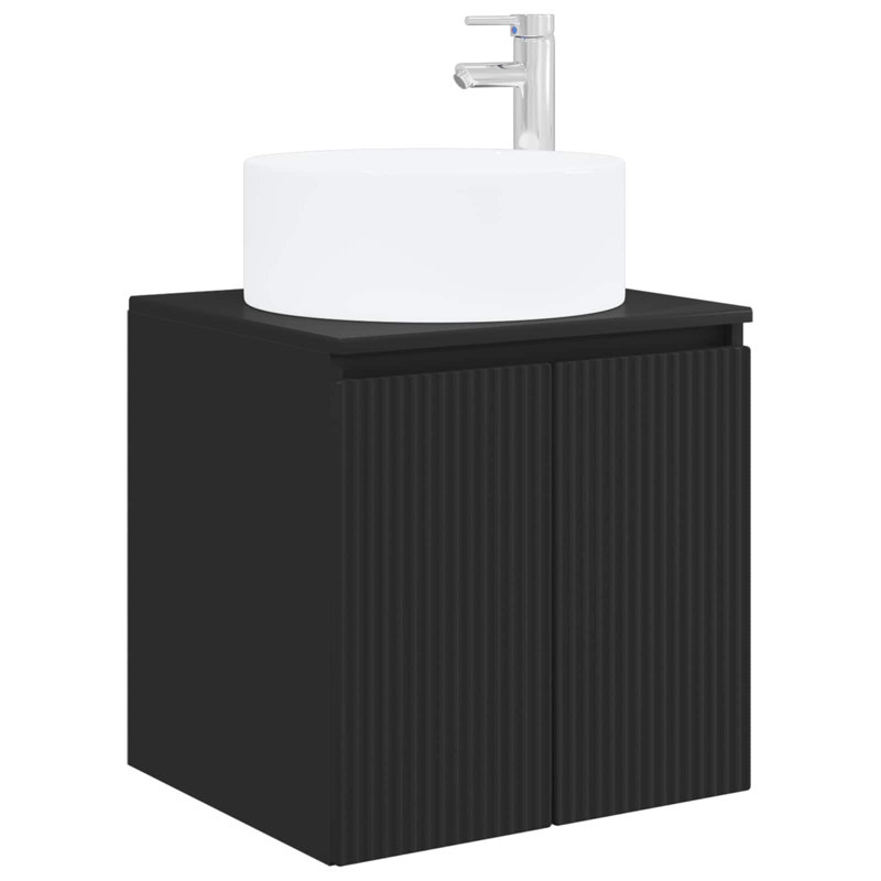 495 mm Bathroom Vanity, Black