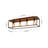 Delcina Industrial Rectangle Cage Flush Mount-639880919