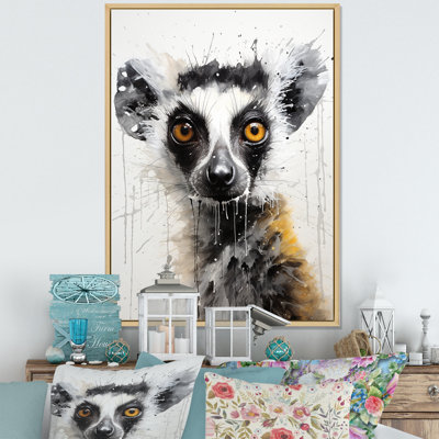 «Curious Meercat Portrait», reproduction sur toile