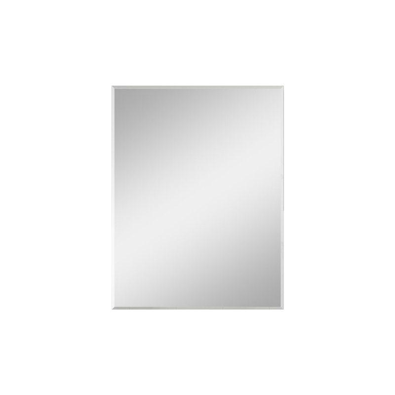 Armoire à pharmacie à fixation en surface ou en retrait avec miroir, Argent argent, H 30 po x l 24 po x P 5 po