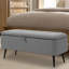 Polyester Upholstered Storage Bench-1810592258