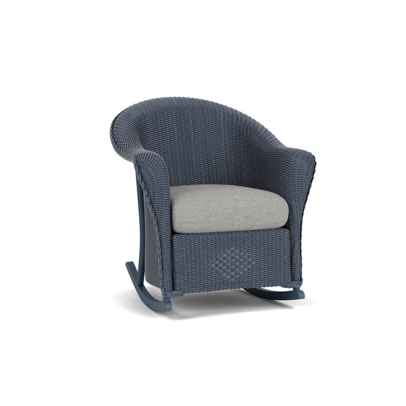 Reflections Outdoor Rocker Chair, Demo Stone, Denim Blue