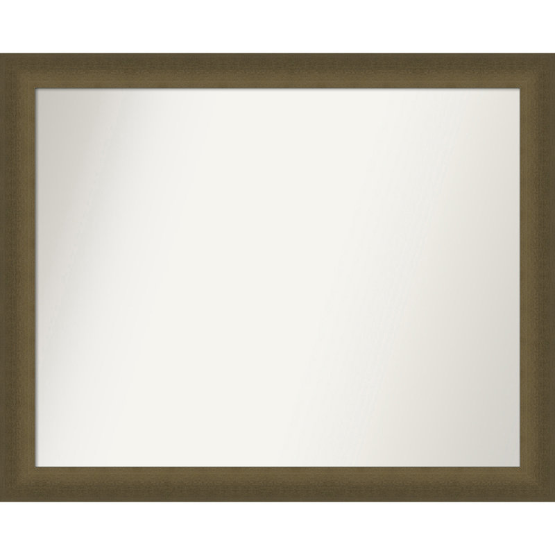 Miroir mural Jini, Rectangle, 25,5 po x 31,5 po, Bronze
