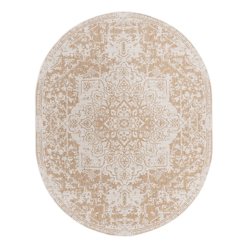 Holmesfield Dubai Indoor/Outdoor Rug, Oval 7'10" x 10'