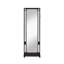 Kolen Finish Hall Tree with Storage Compartments, Hanging Rod, and Full-Length Mirror for Modern Entryways
