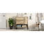 Meuble-lavabo moderne de 30 po avec lavabo en céramique, compartiments à tiroirs profonds, armoire, tablette ouverte, finition grain de bois, solution de tiroir pour armoire de rangement, porte, structure en bois, pieds en métal, teinture