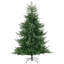 Arbre de Noël artificiel 7,5 pi avec 1288 branches, ouverture automatique, base en acier, forme large, branches faciles à façonner
