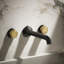 Garniture de poignée de robinet de lavabo de salle de bain mural l'occasion-82218185