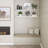 Miami 48" W x 8" D Floating Shelves Set with Invisible Wall Mount Brackets-593271108