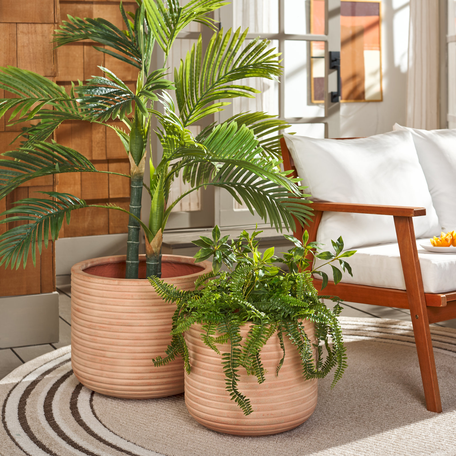 Norah 18" Pot Planter, Terracotta