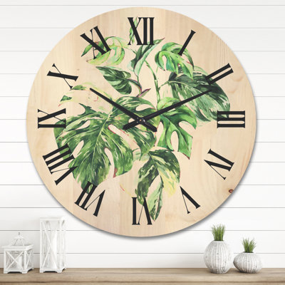 Solid Wood Wall Clock