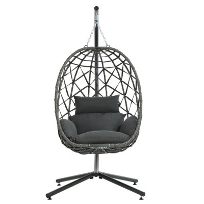 Chousein Egg Chair with Stand for 2 Person