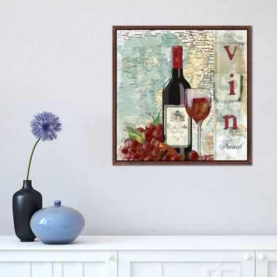 Vin 1 Piece Wall Art on Canvas