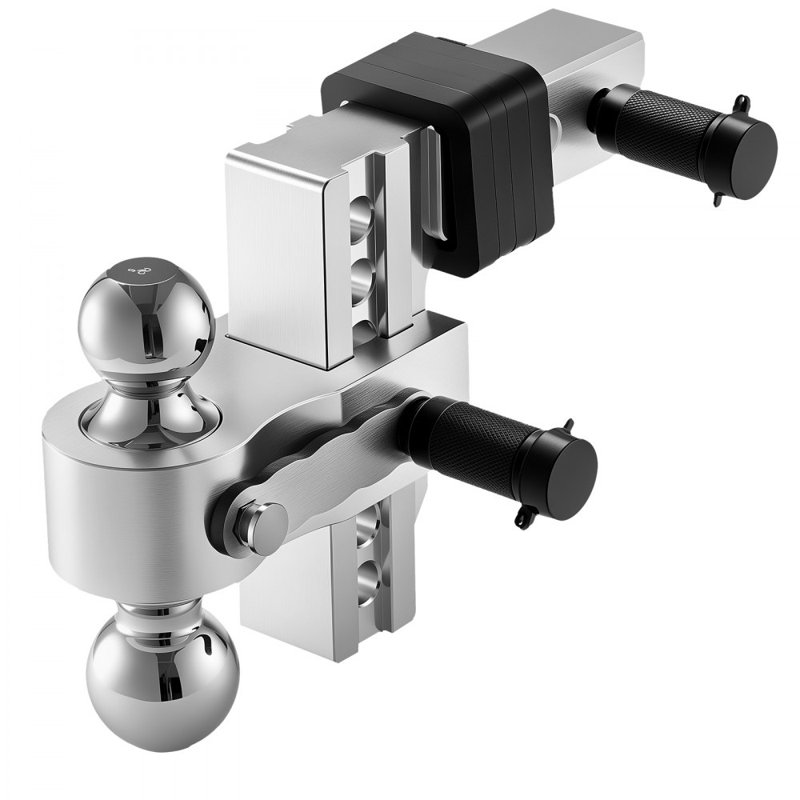 Attelage de remorque ajustable 2 "récepteur 6" Drop Tri-Ball Hitch 15 000 lb