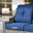 2 - Person Outdoor Wicker High Back Sofa With Cushions, All Weather Rattan Loveseat-1113021629