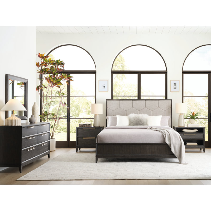 Quincy Brown Stone-Top Bachelor's Chest with Drawer