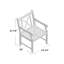 Fauteuil de salle à manger Aleha