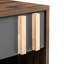 Table de chevet Jasibe en brun