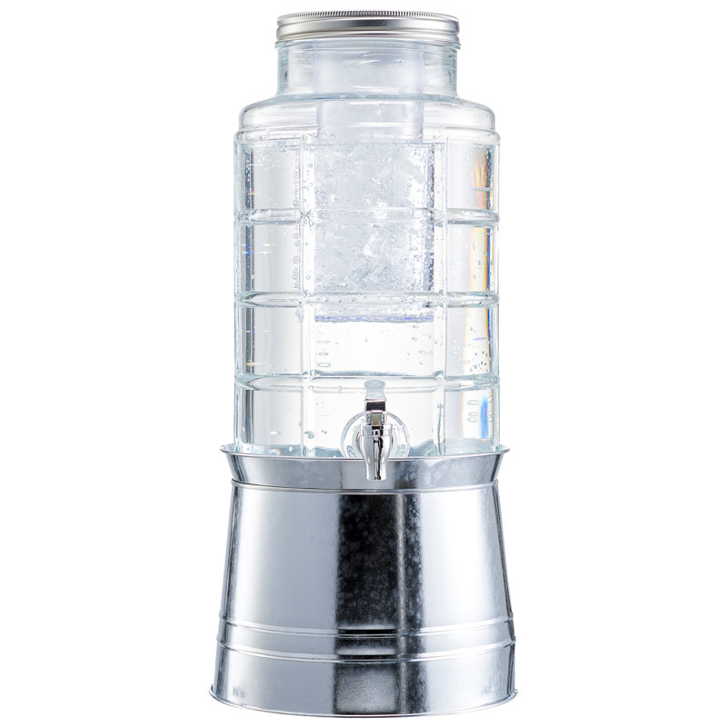 307.2oz. Glass Beverage Dispenser
